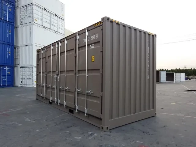 Conteneur de stockage latéral ouvert de 20 pieds de haut